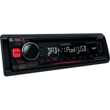 Kenwood KDC-DAB400U - 1Din Autoradio met DAB+, USB, AUX, CD-Speler